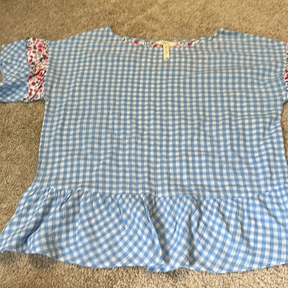 Matilda Jane Shirt Top Size XS ‘Wish You Were Here’ Oversized Floral Boho - Picture 4 of 6